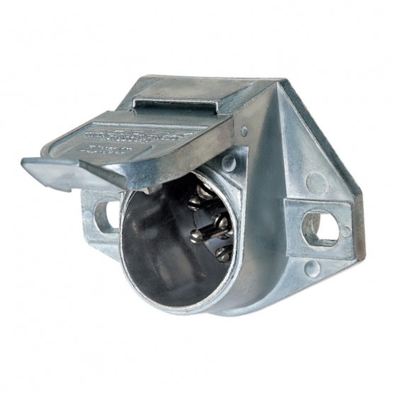 Round 7-Way Male Connector – Split Pin