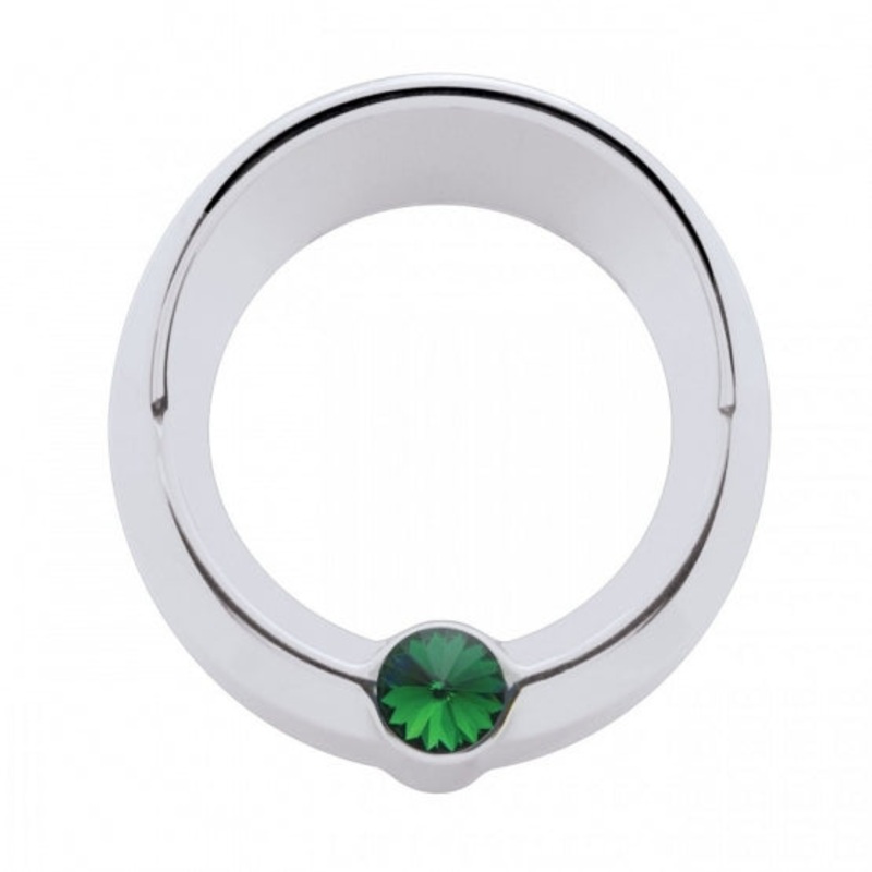 Signature Freightliner Small Gauge Cover w/ Visor – Green Diamond