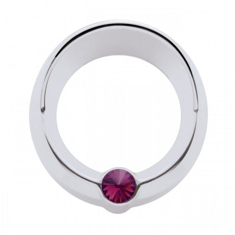 Signature Freightliner Small Gauge Cover w/ Visor – Purple Diamond