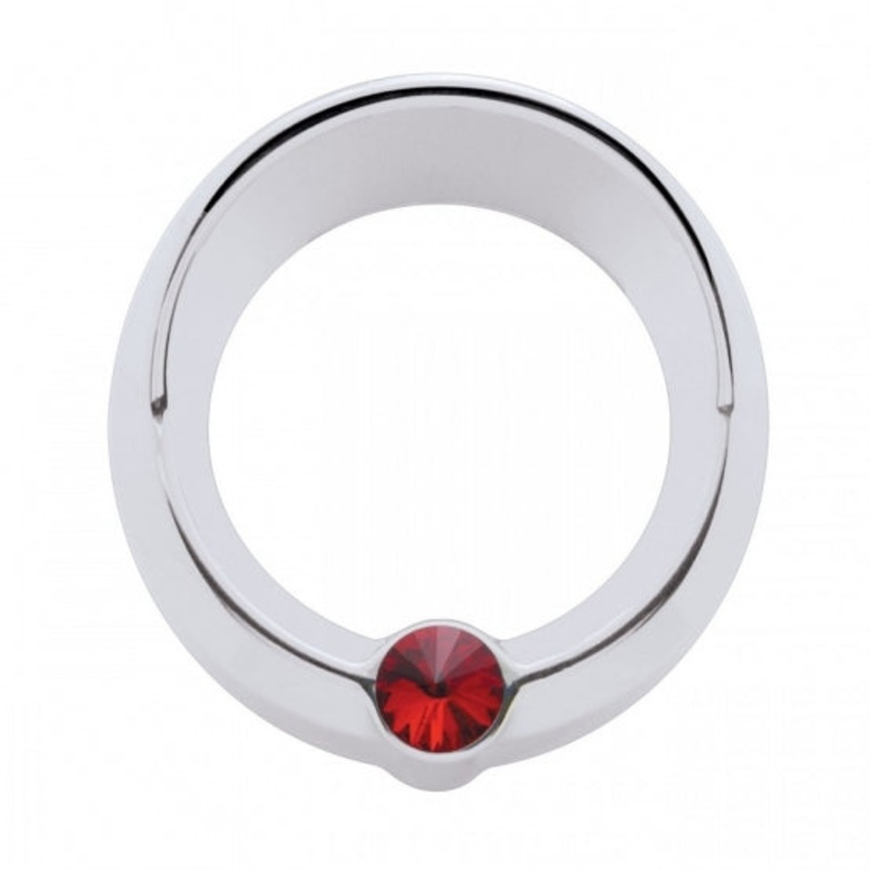 Signature Freightliner Small Gauge Cover w/ Visor – Red Diamond