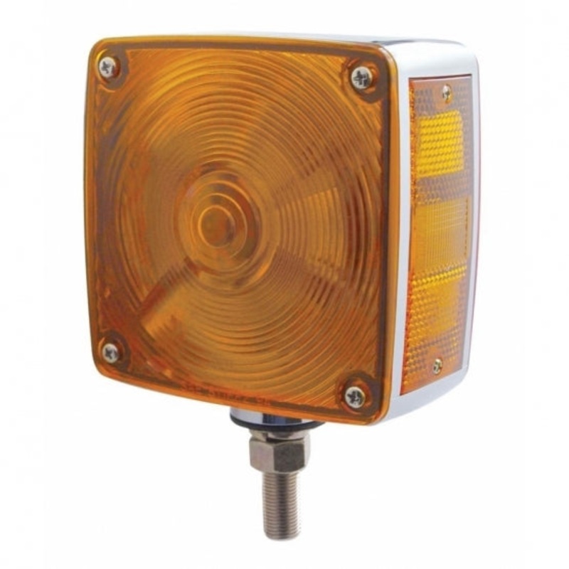 Square Double Face Turn Signal Light – Single Stud