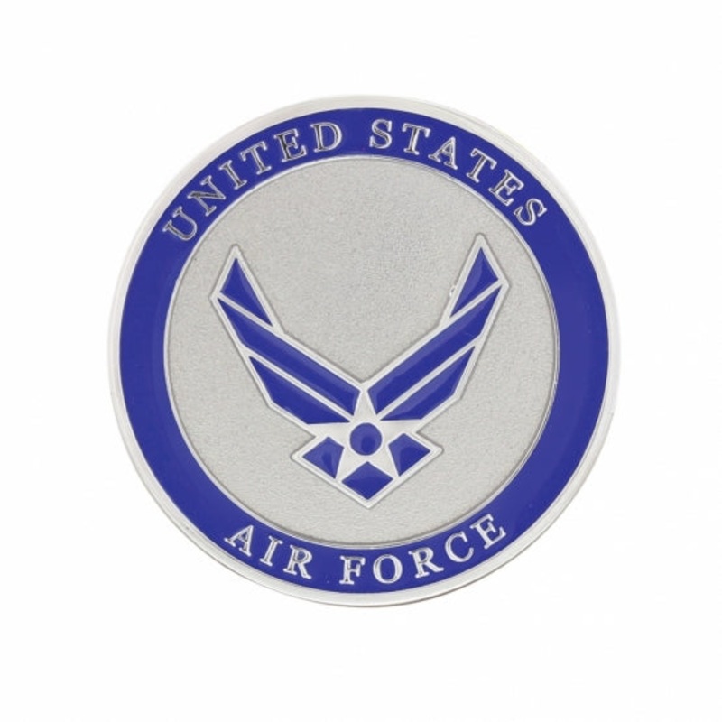 1 3/4 U.S. Military Adhesive Metal Medallion – Air Force
