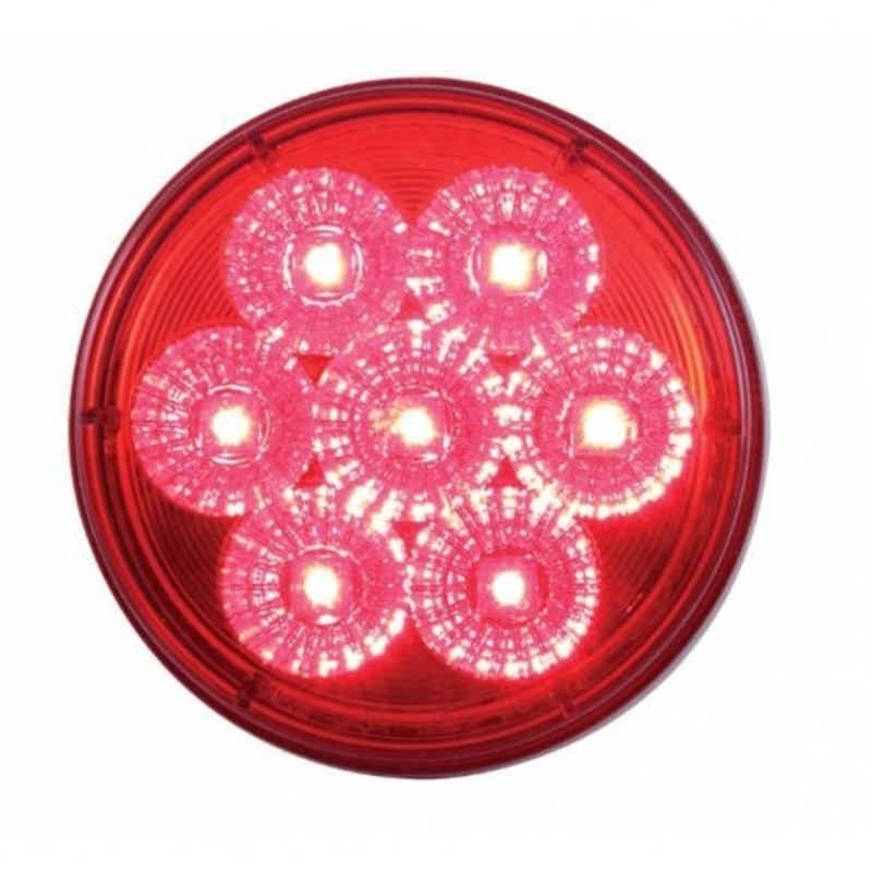 12V-24V 7 LED Reflector 4 Stop, Turn & Tail