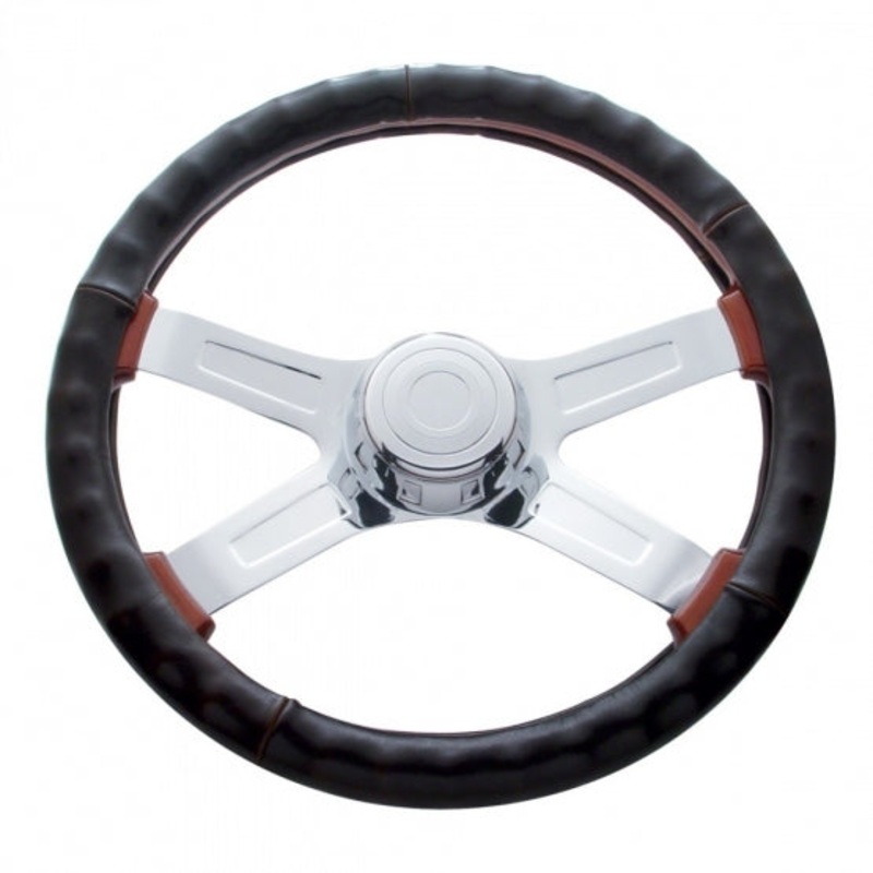 18 Steering Wheel Cover – Black