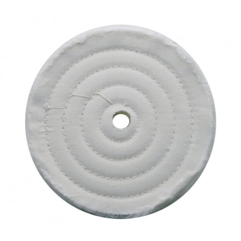 6 White Soft Muslin Buff – 1/2 Arbor