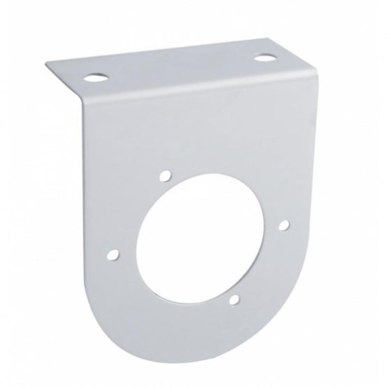 Stainless Steel Light Bracket w/ One 3 Light Cutout