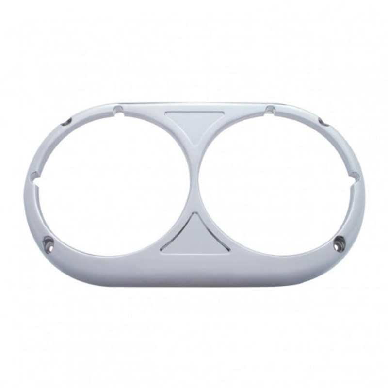 Stainless Steel Peterbilt 359 Headlight Bezel – Original Style