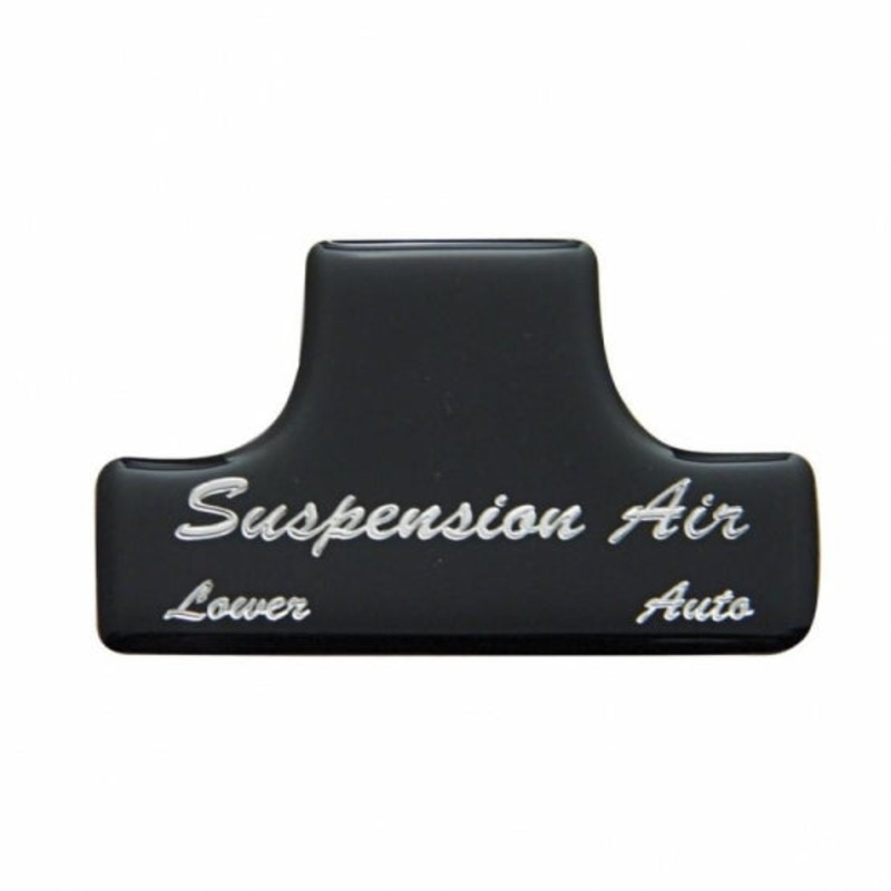 Suspension Air Switch Guard Sticker Only – Black