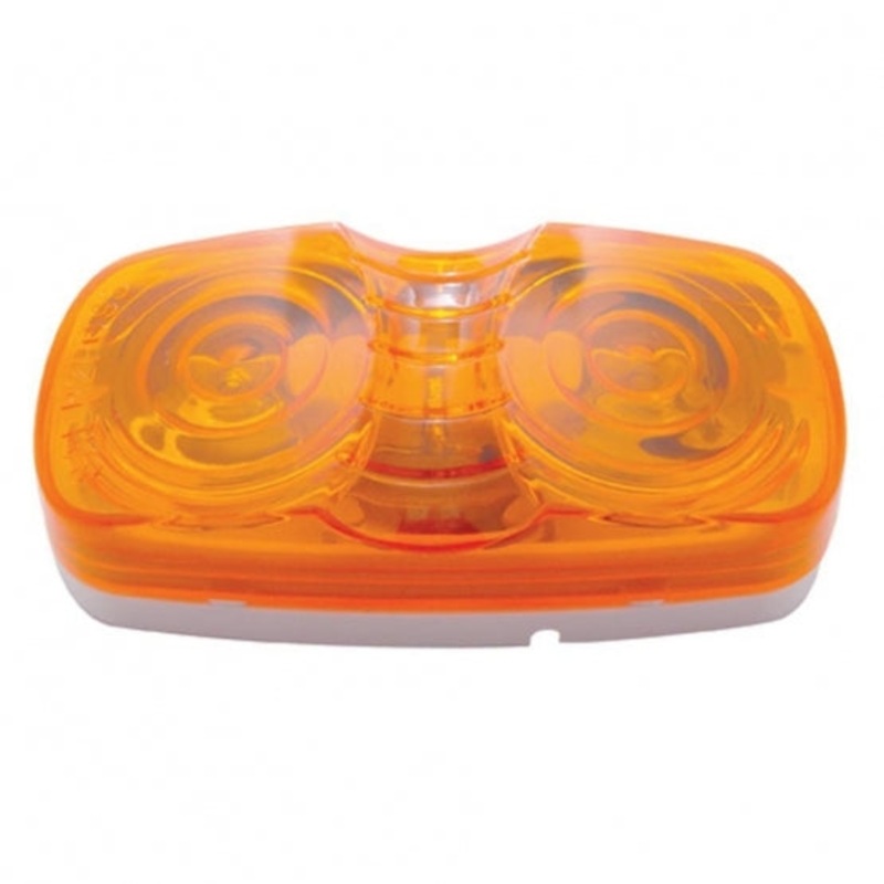 Tiger Eye Clearance/Marker Light – Amber Lens/White Base