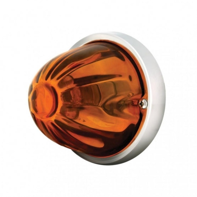 Watermelon Large Glass Marker Light – Amber