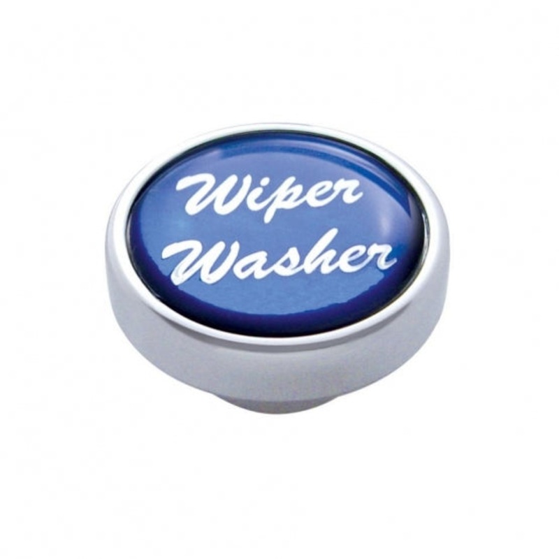 Wiper/Washer Dash Knob – Blue Glossy Sticker