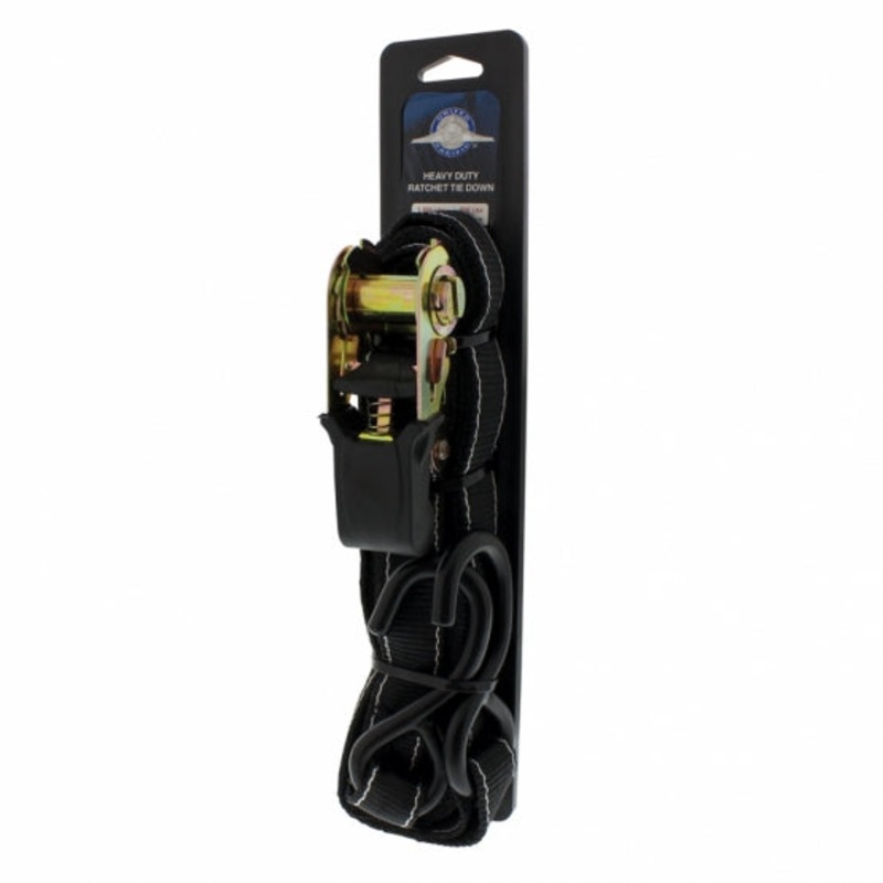 1 x 15′ Ratchet Tie Down – S Hook