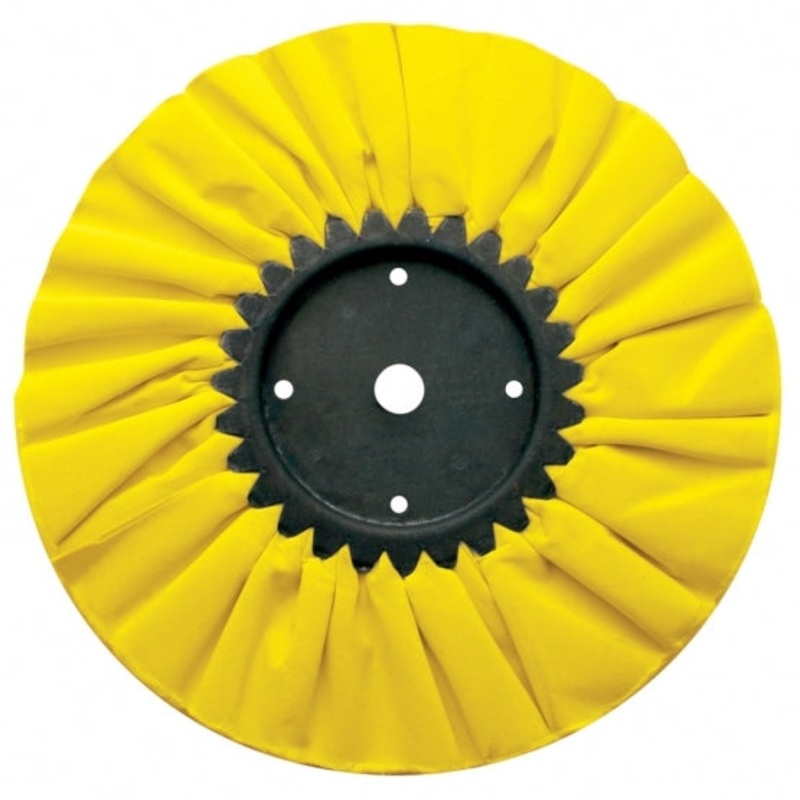 10 Yellow Treated Airway Buff – 5/8 & 1/2 Arbor