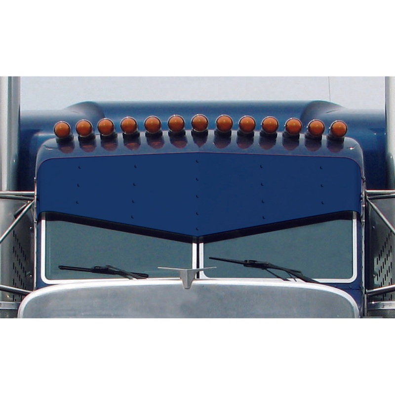 16 Slammed Paintable Aluminum Peterbilt Sunvisor