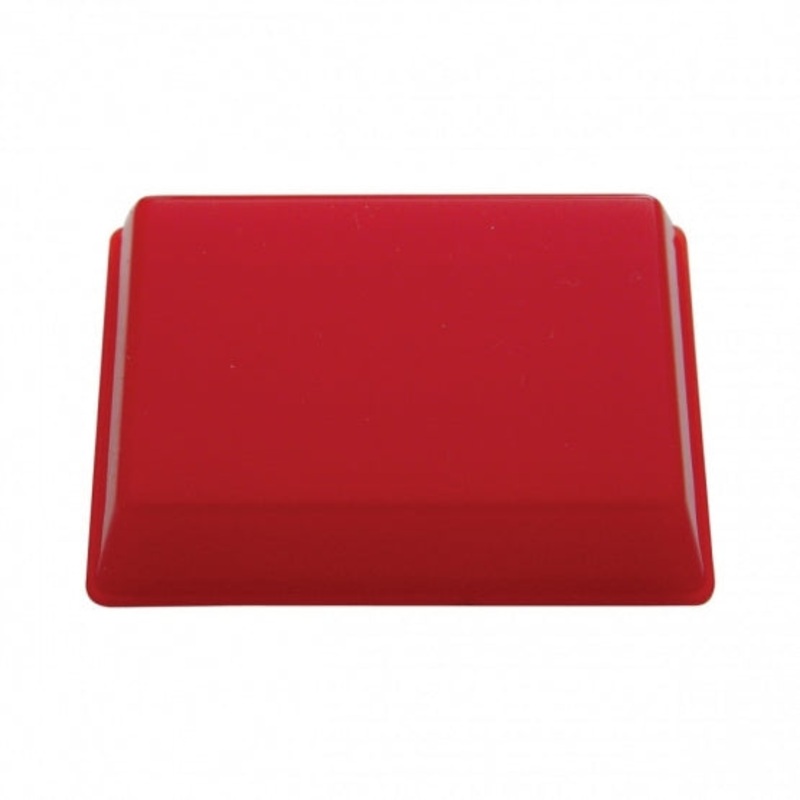 2 1/16 x 2 7/8 Dome Light Lens  – Red