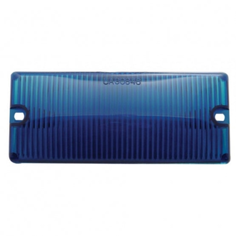 2 3/16 x 5 3/16 Door Light Lens – Blue