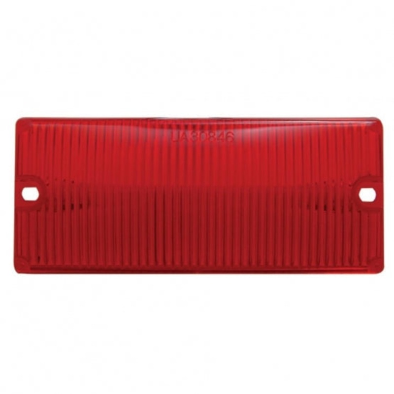 2 3/16 x 5 3/16 Door Light Lens – Red