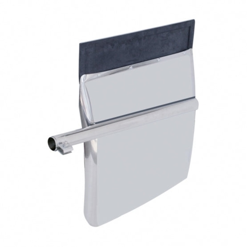 24 x 27  Stainless Quarter Fender Set – Tube Bracket