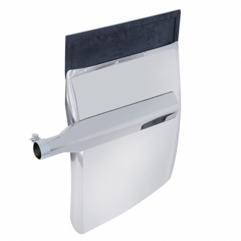 24 x 31 Stainless Quarter Fender Set – Triangle Bracket