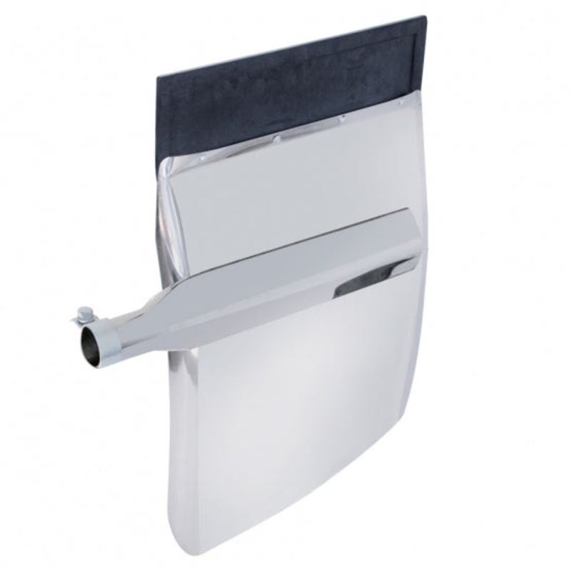 24 x 34 Stainless Quarter Fender Set – Triangle Bracket
