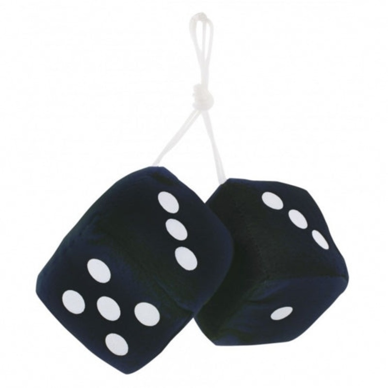 3 x 3 Fuzzy Dice – Black