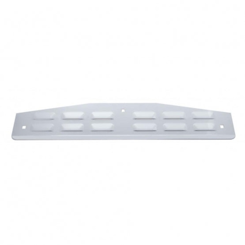 4 x 24 Louvered Bottom Mud Flap Plate w/ Lip – Bolt Thru