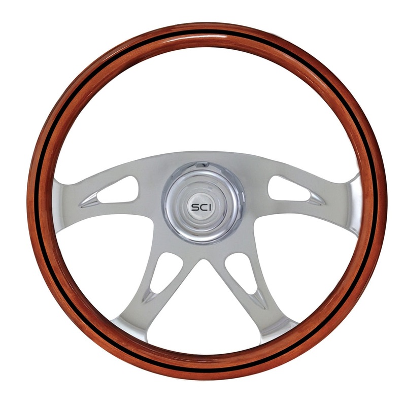 Ace w/Black Line|Chrome Bezel|Chrome Horn Button – Logo
