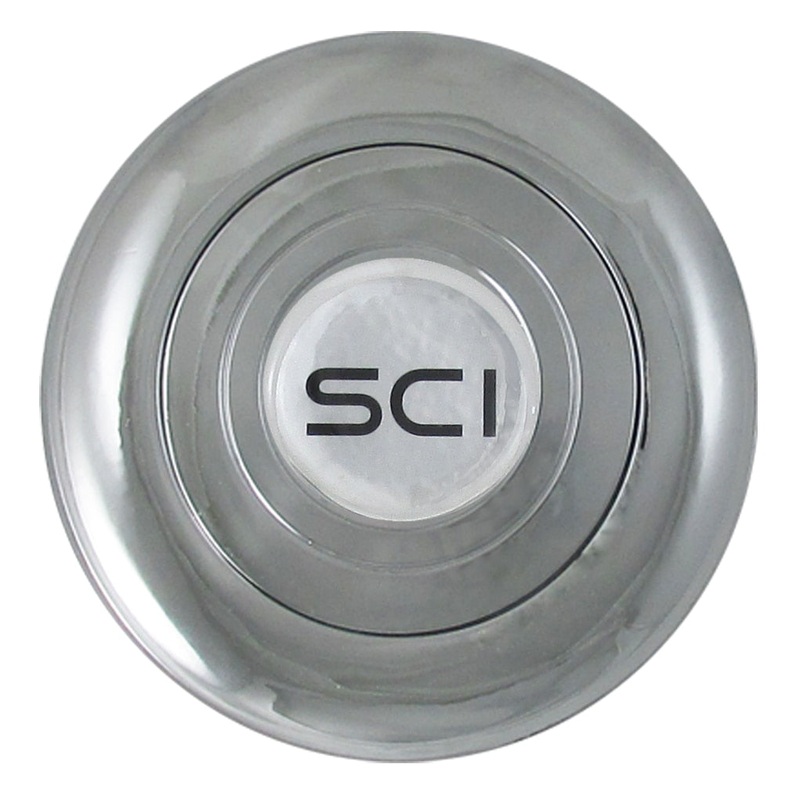 Chrome Horn Button – Logo