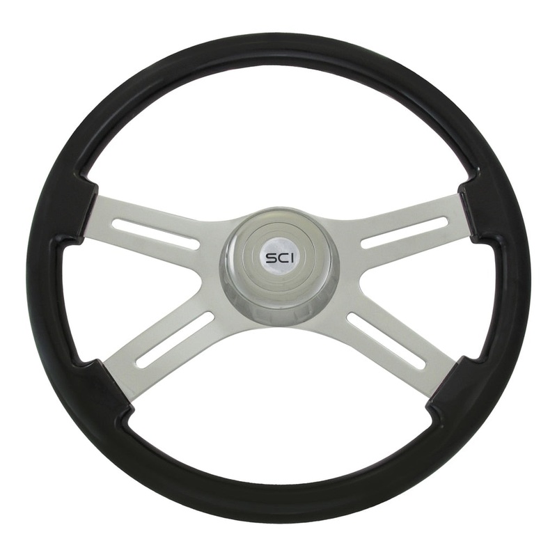 Classic Black|Chrome Bezel|*Black Bezel|Chrome Horn Button – Logo