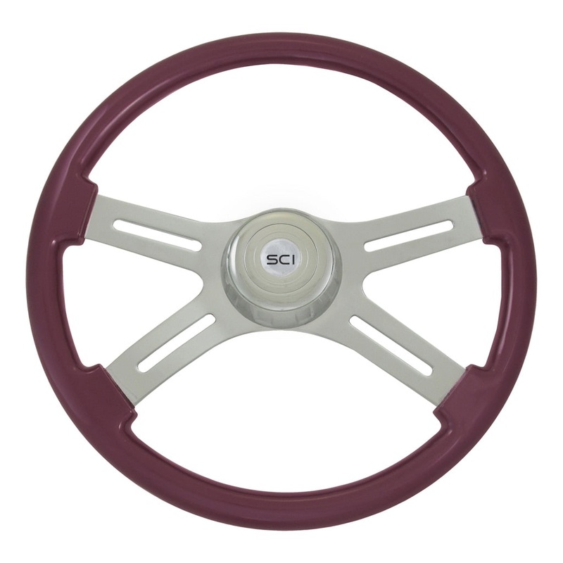 Classic Purple|Chrome Bezel|*Purple Bezel|Chrome Horn Button – Logo