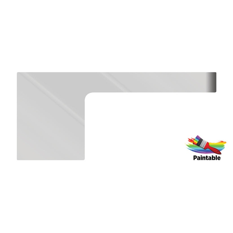 Peterbilt 379 Paintable Aluminum Southern Style 6 Deep Cowl/Cab Panel