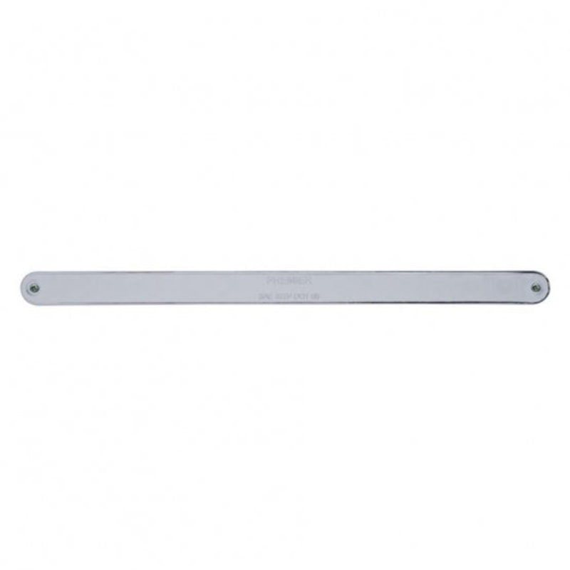 14 LED 12 Auxiliary Strip Light w/ Bezel – Amber LED/Chrome Lens