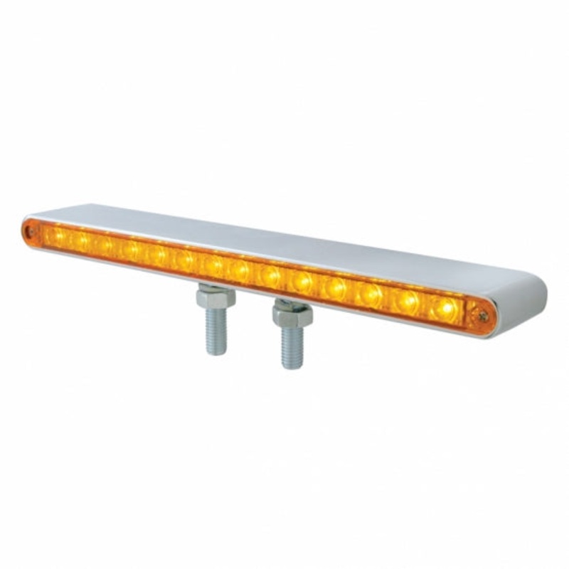 14 LED 12 Double Face Light Bar – Amber LED/Amber Lens