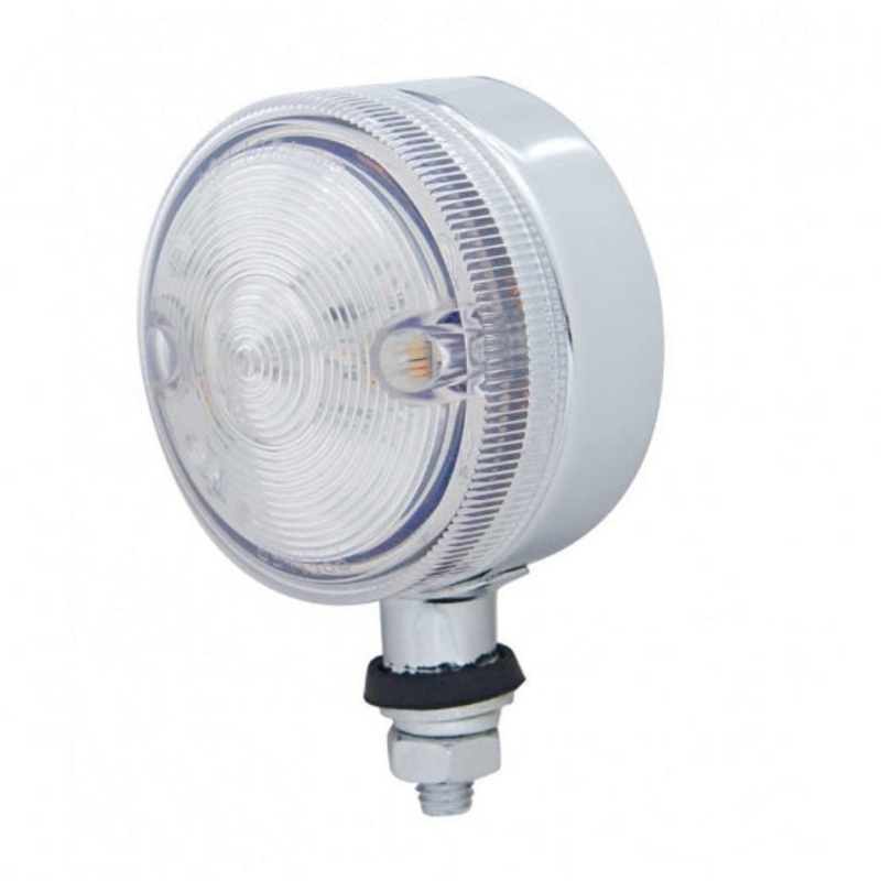 15 LED 3 Single Face Light – Red LED/Clear Lens