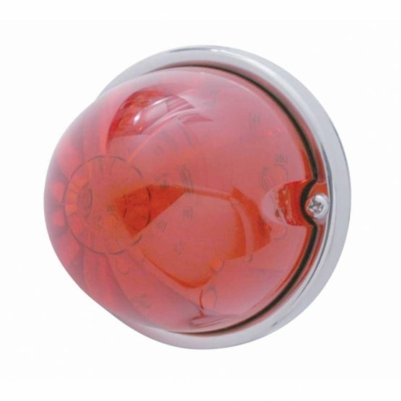 17 LED Dual Function Watermelon Flush Mount Kit – Red LED/Red Lens