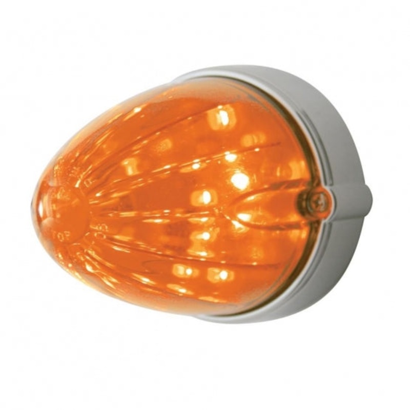 19 LED Watermelon Grakon 1000 Flush Mount Kit – Amber LED/Dark Amber Lens