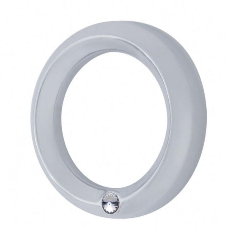 2006+ Peterbilt Signature Small Gauge Cover – Clear Diamond