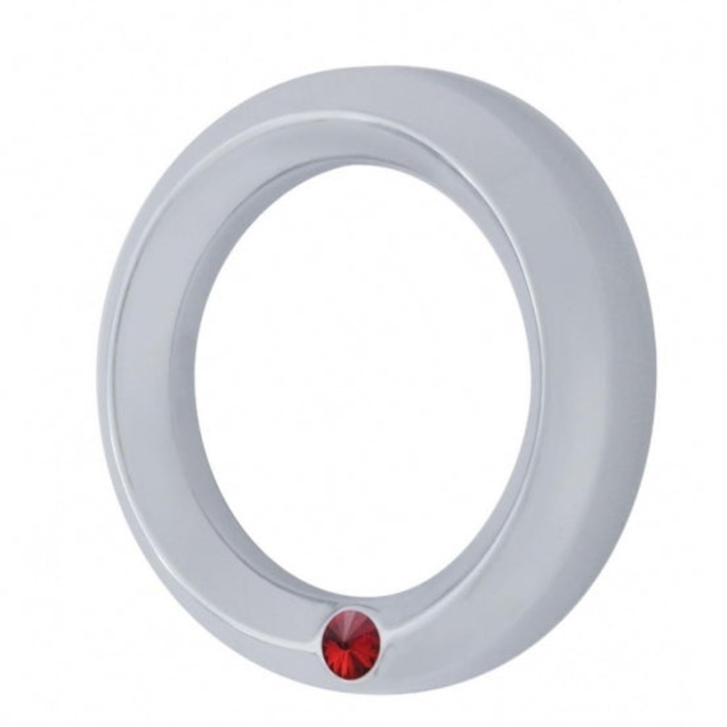 2006+ Peterbilt Signature Small Gauge Cover – Red Diamond