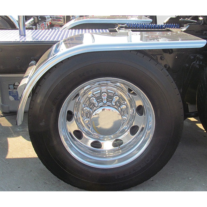 60 Smooth Half Fender w/ Rolled Edge & Flange (25-35) – 16 Ga.