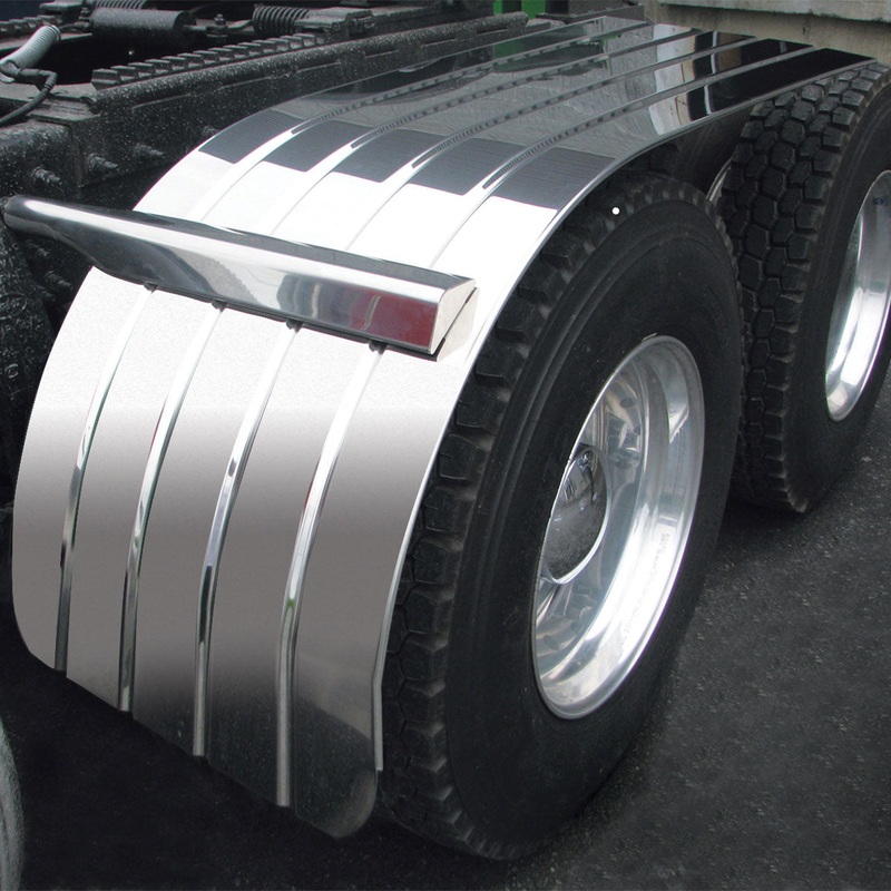 80 Fully Ribbed Half Fender with Beaded Edge (45 – 35) – 16 Ga.