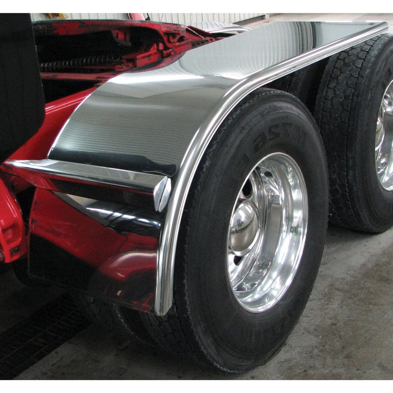 80 Smooth Half Fender w/ Rolled Edge & Flange (45-35) – 16 Ga.