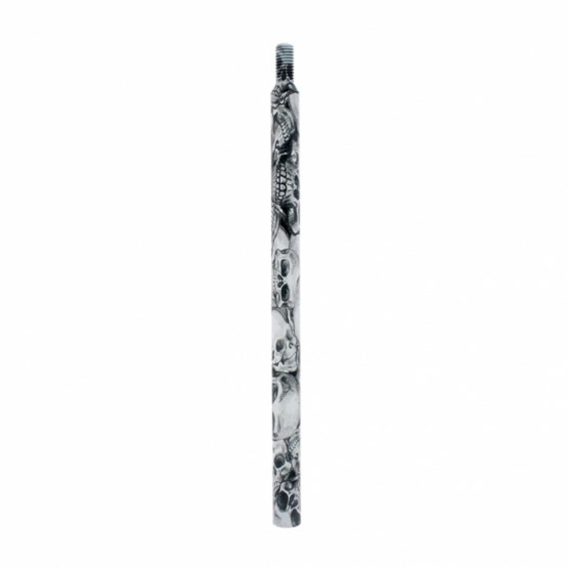 9 Shifter Shaft Extender – Skull Pattern Wrapped
