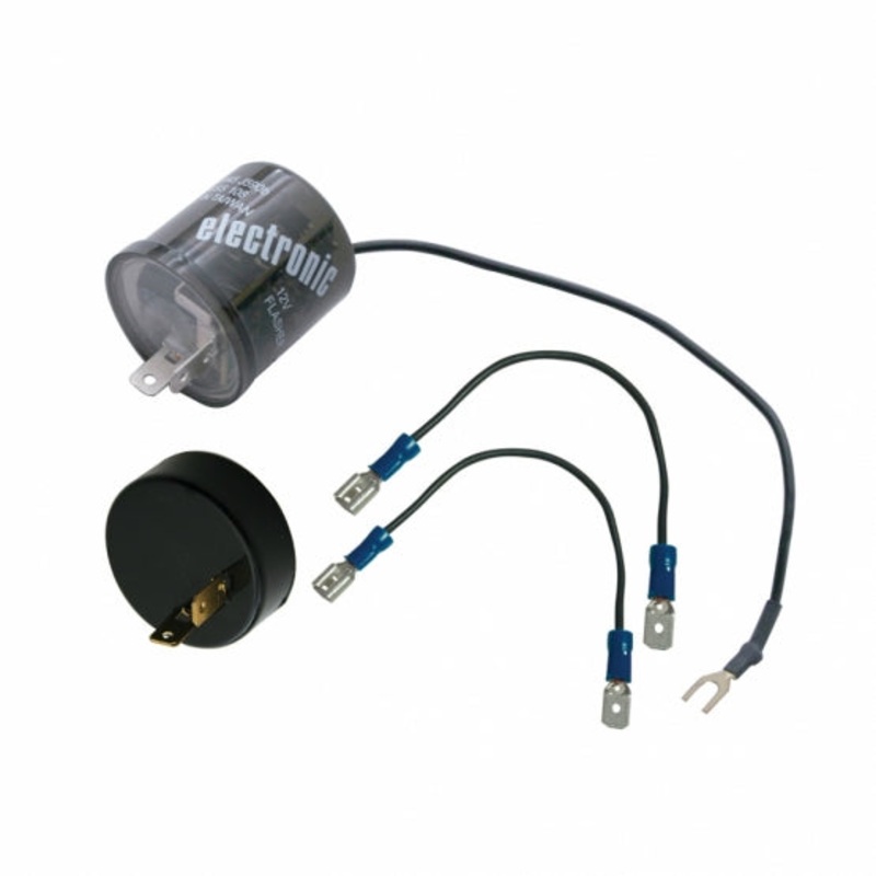 LED Flasher w/Reverse Polarity Base & Extension Wires
