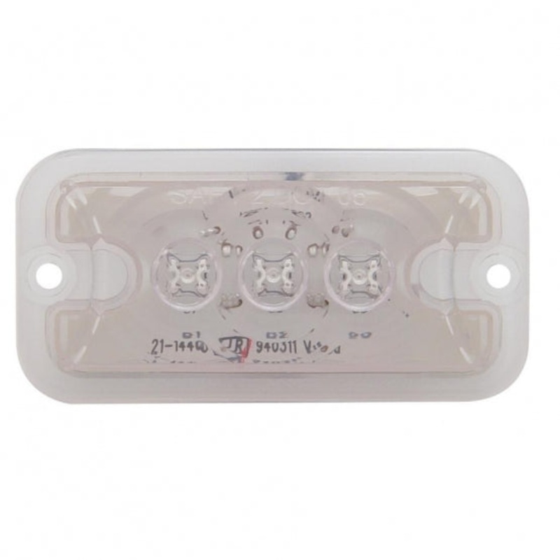 3 LED Clearance Marker Light – Amber LED/Clear Lens