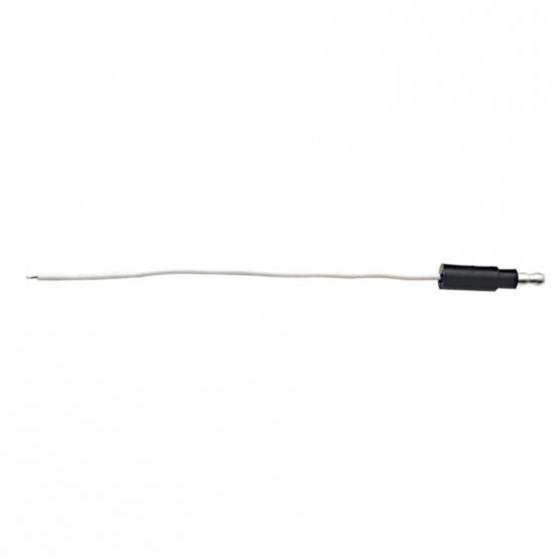 6 Single Lead Wire w/ .180 Bullet Termination & Stripped End – White