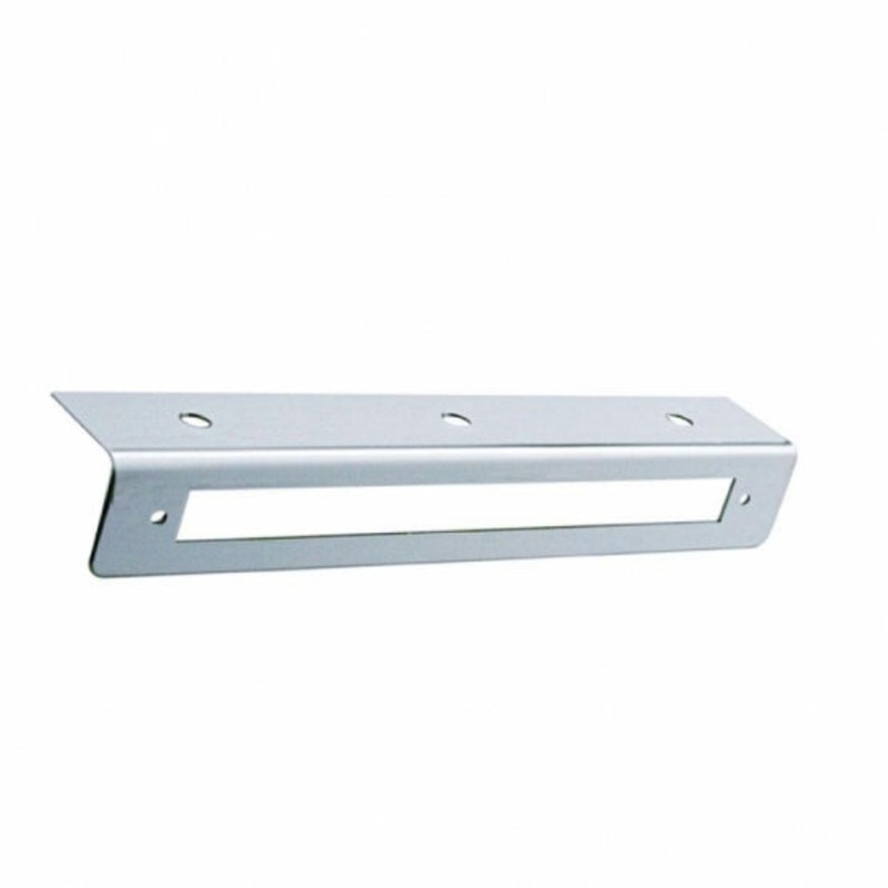 9 3/4 Stainless Light Bracket w/ 9 Light Bar Cutout