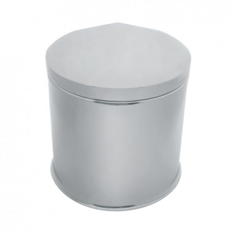 Chrome Pointed 2PC Rear Axle/Hub High Hat Only