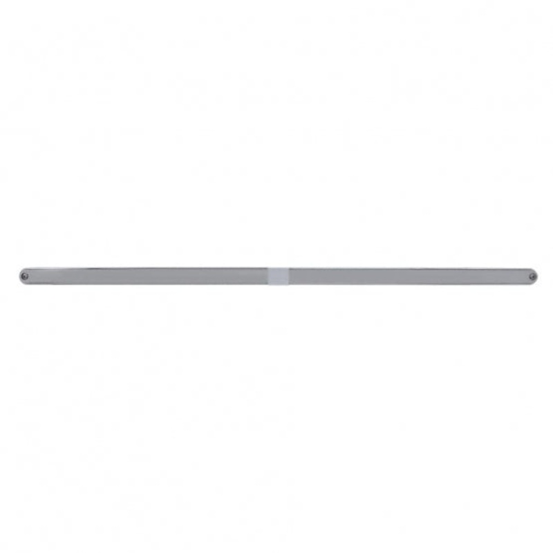 Dual 14 LED 12 Light Bars w/ Bezel – Amber LED/Chrome Lens