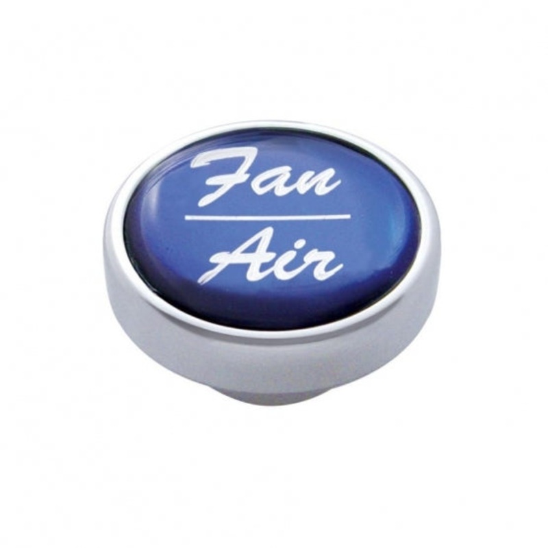Fan/Air Dash Knob – Blue Glossy Sticker