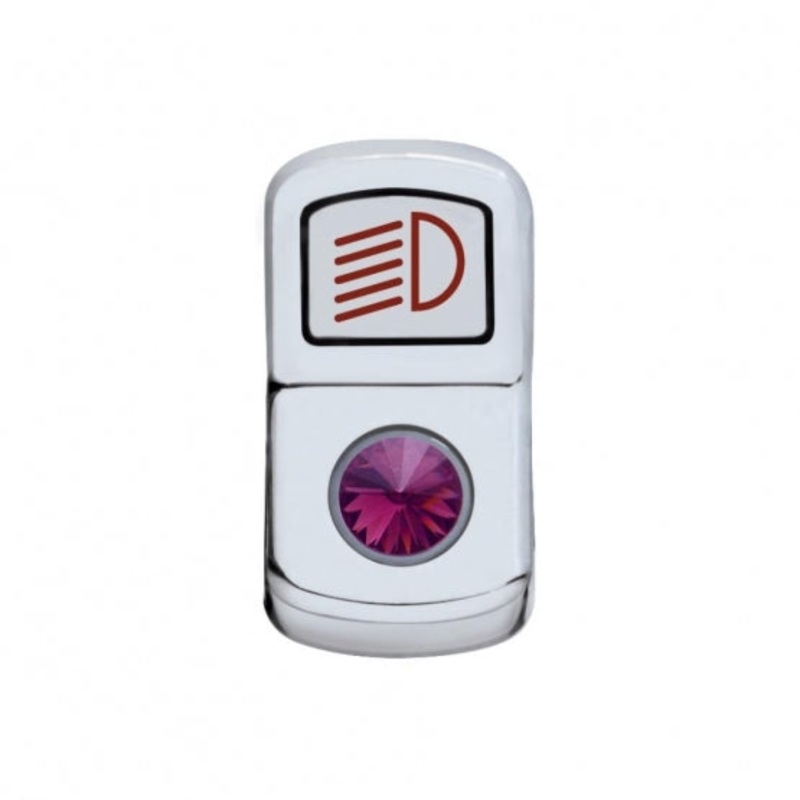 Headlight Rocker Switch Cover – Purple Diamond